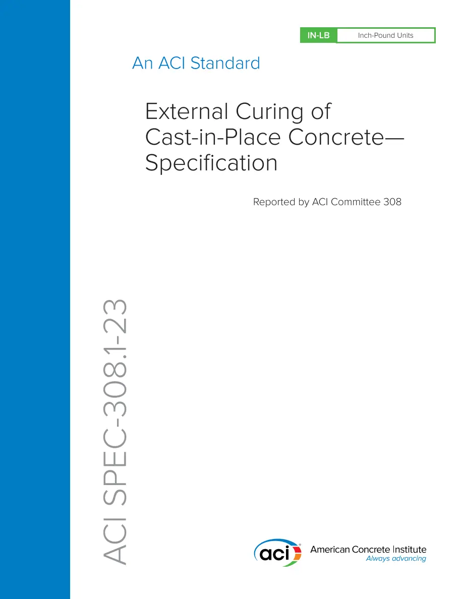 ACI SPEC-308.1-23 ACI SPEC-308.1-23
