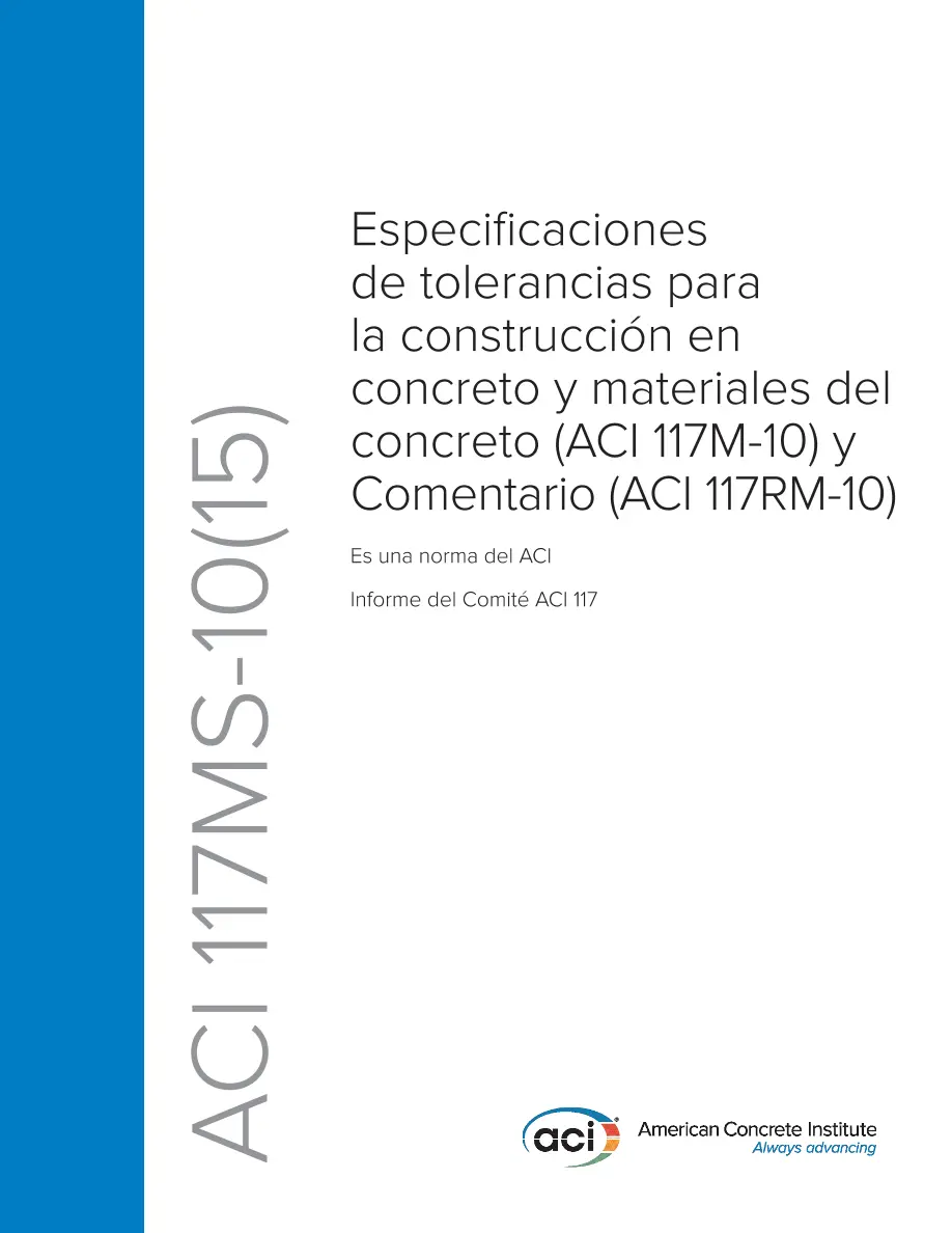 ACI 117MS-10 (R2015) ACI 117MS-10 (R2015)
