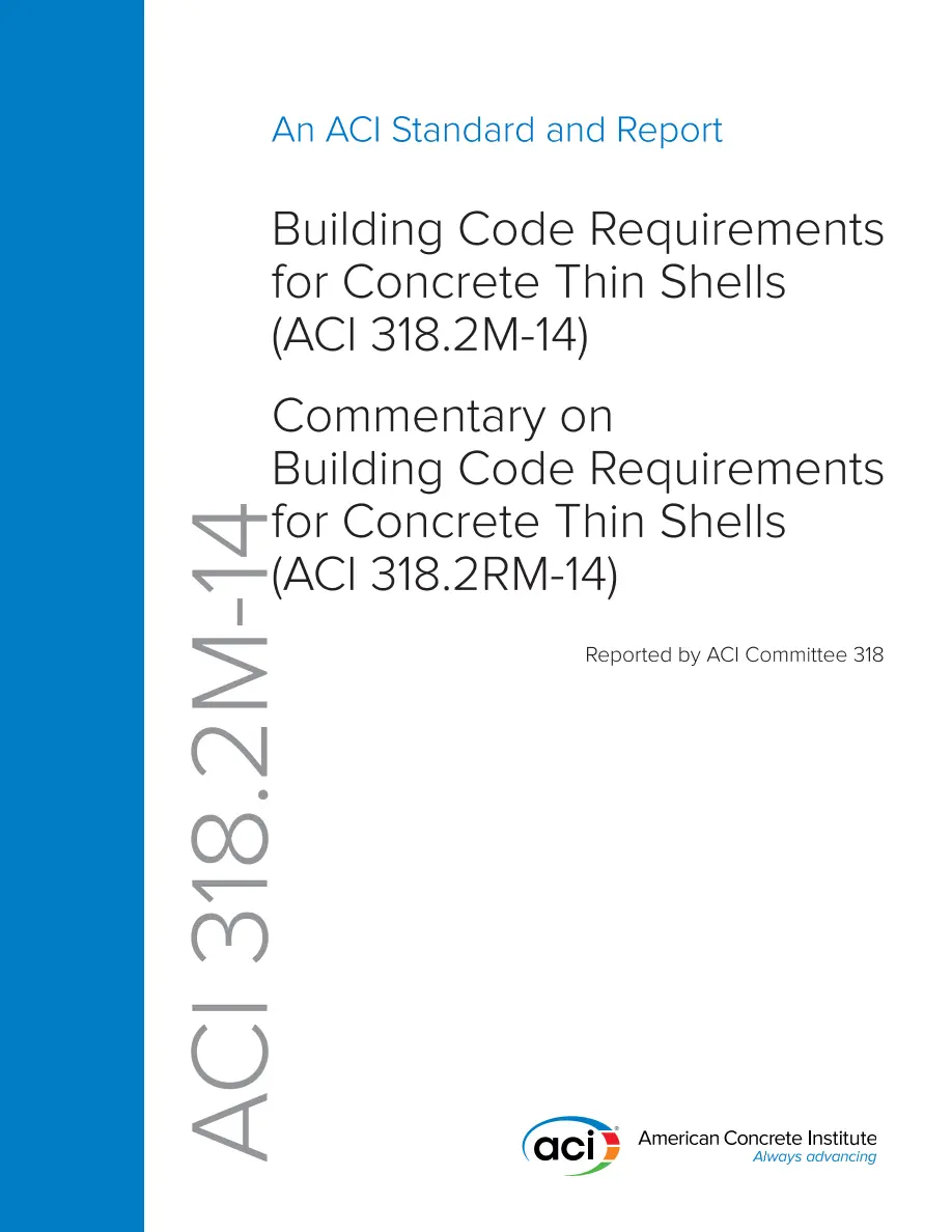 ACI 318.2M-14/318.2RM-14 ACI 318.2M-14/318.2RM-14