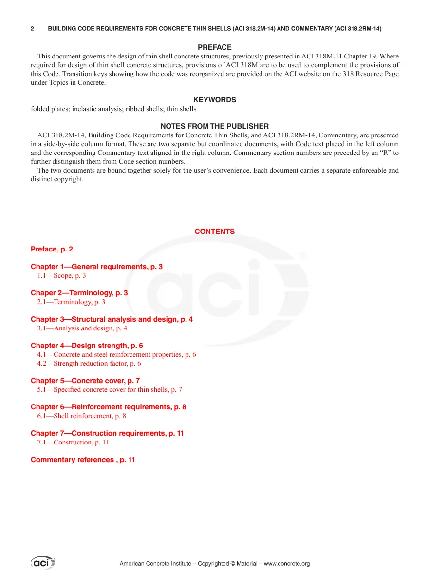 ACI 318.2M-14/318.2RM-14 ACI 318.2M-14/318.2RM-14