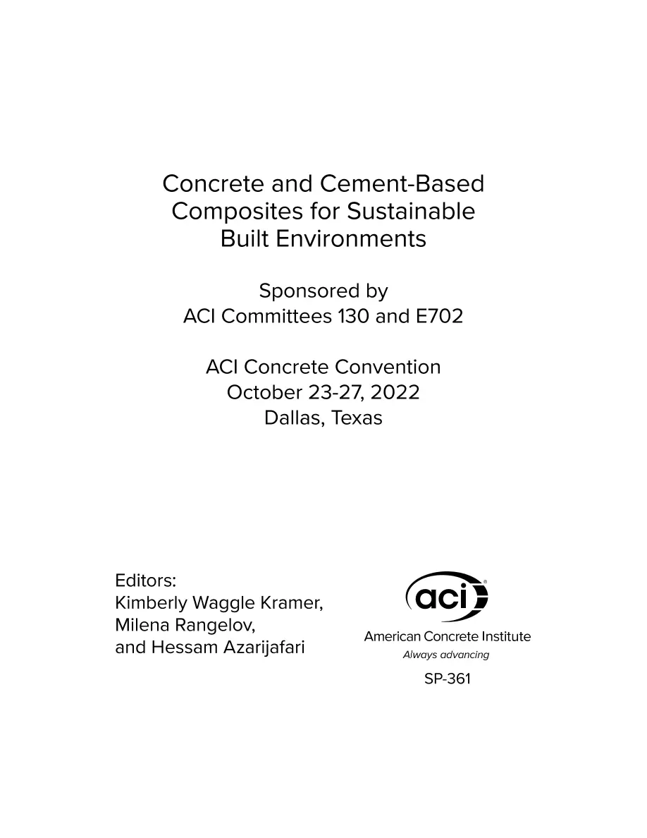 ACI SP-361 ACI SP-361