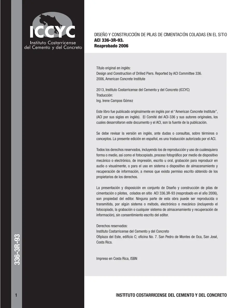 ACI 336.3RS-93 ACI 336.3RS-93