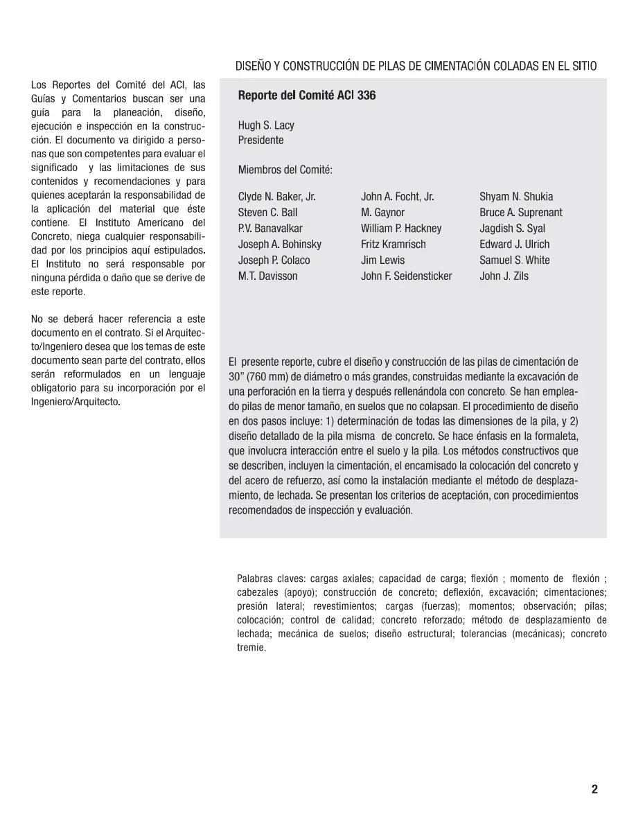 ACI 336.3RS-93 ACI 336.3RS-93