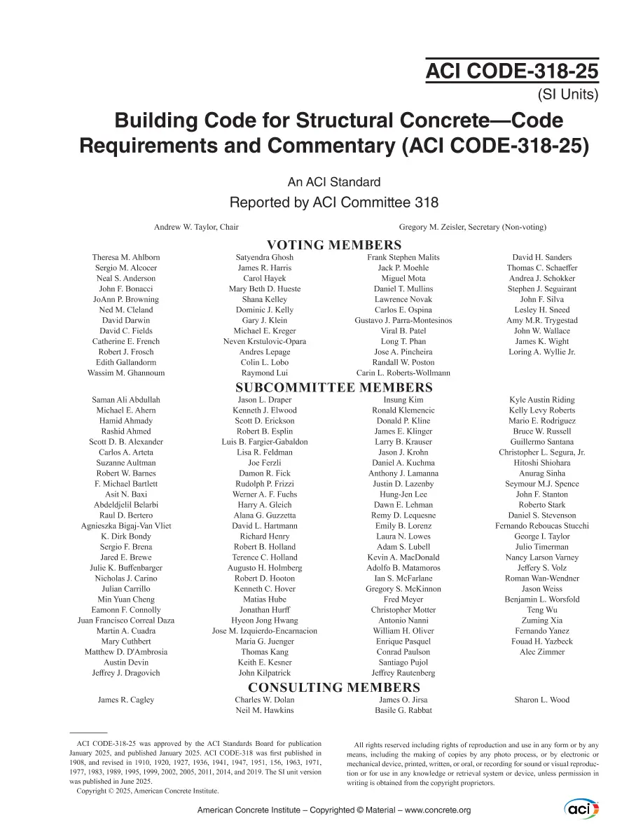 ACI CODE-318-25 (SI Units) ACI CODE-318-25 (SI Units)