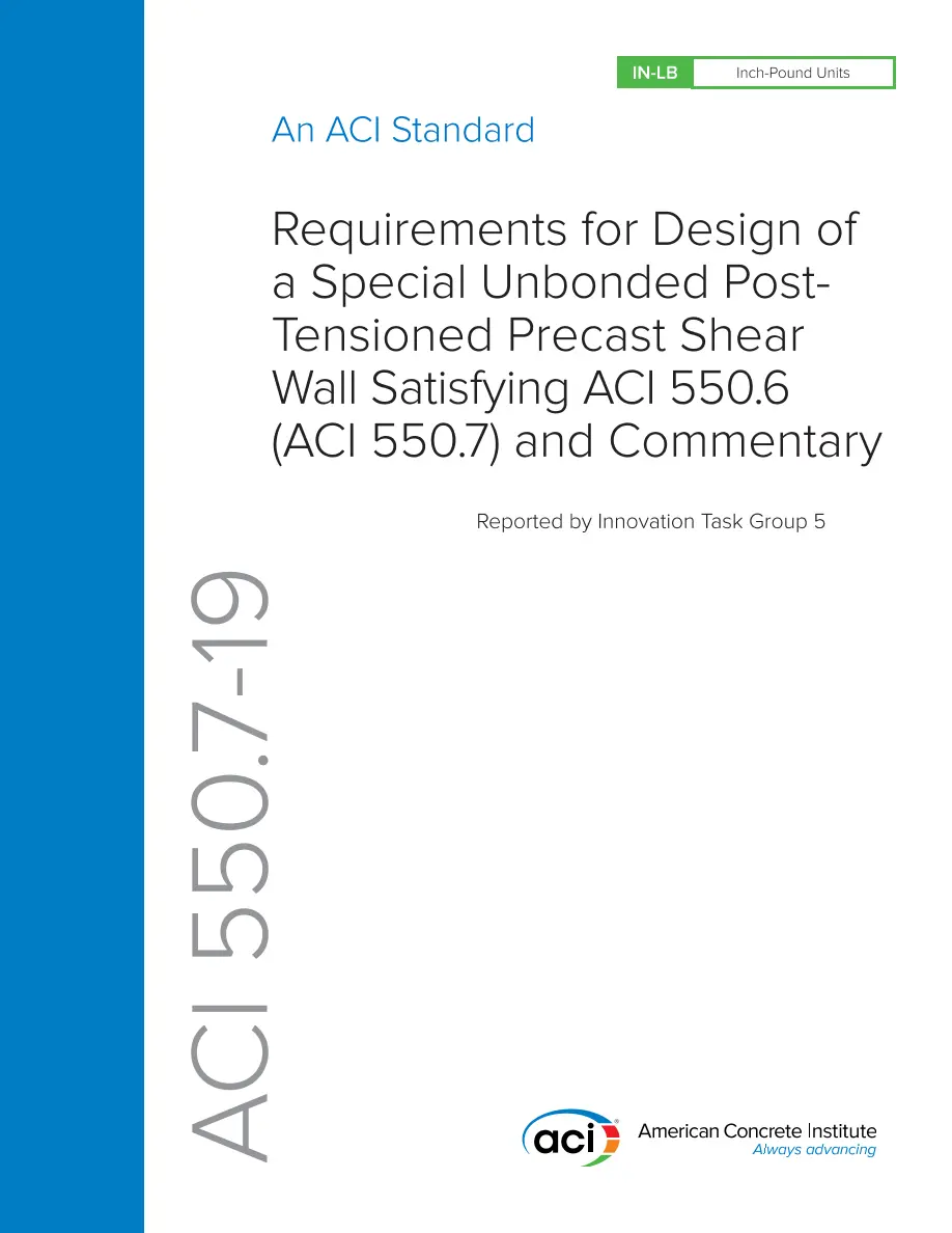 ACI 550.7-19 ACI 550.7-19