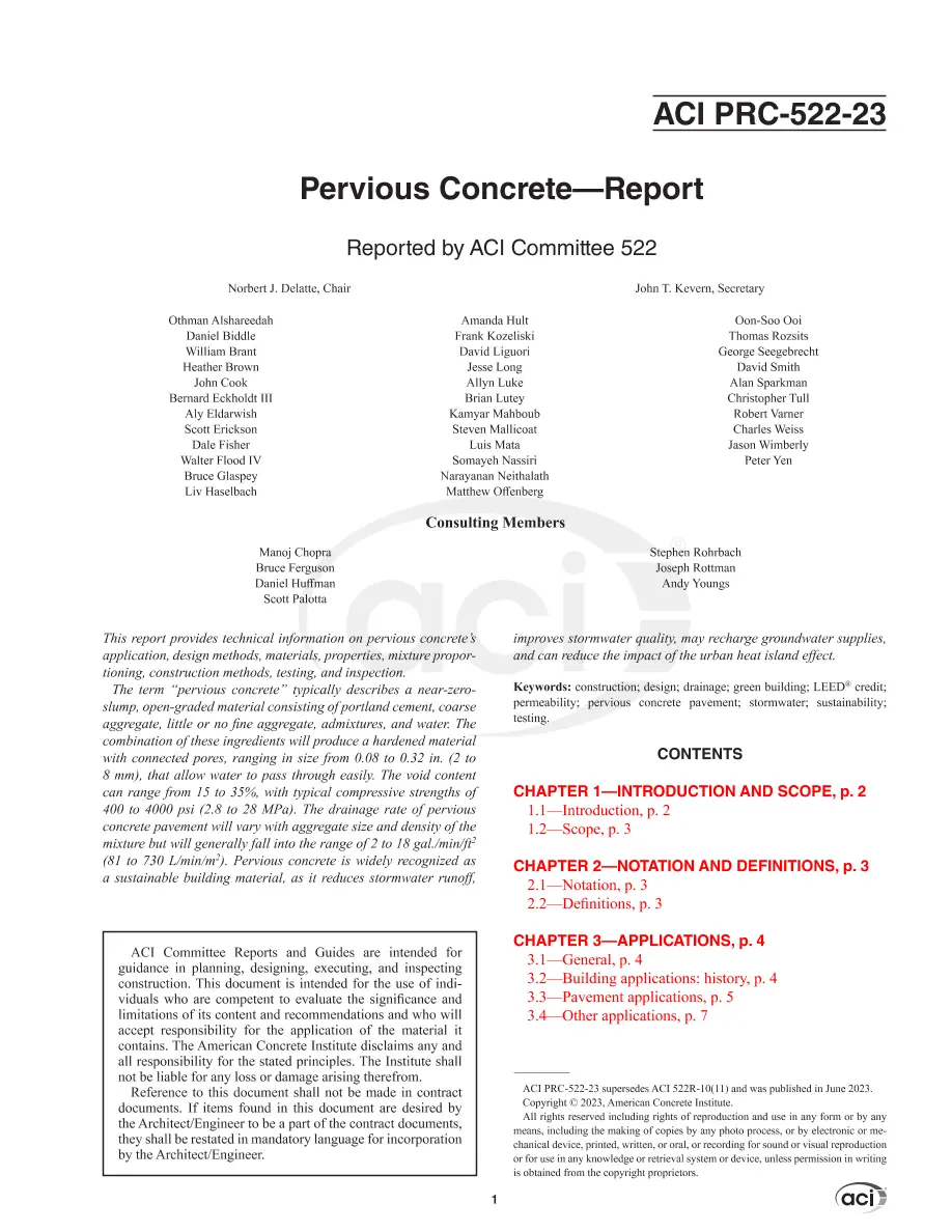 ACI PRC-522-23 ACI PRC-522-23