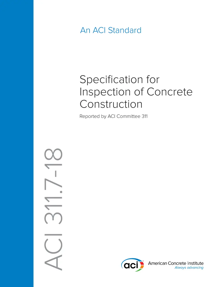 ACI SPEC-311.7-18 ACI SPEC-311.7-18