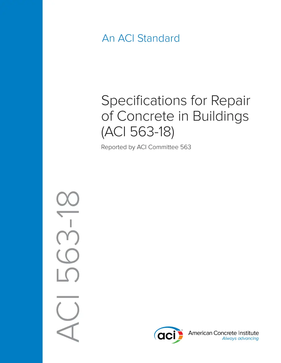ACI 563-18 ACI 563-18