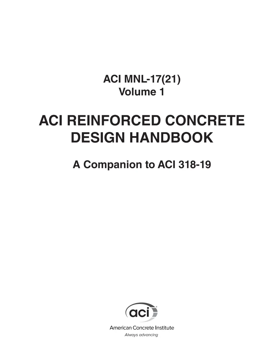 ACI MNL-17(21) ACI MNL-17(21)