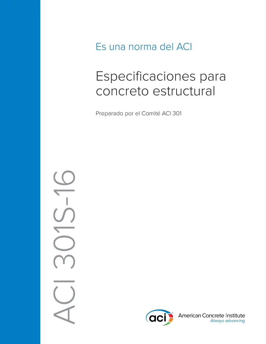 ACI 301S-16 ACI 301S-16