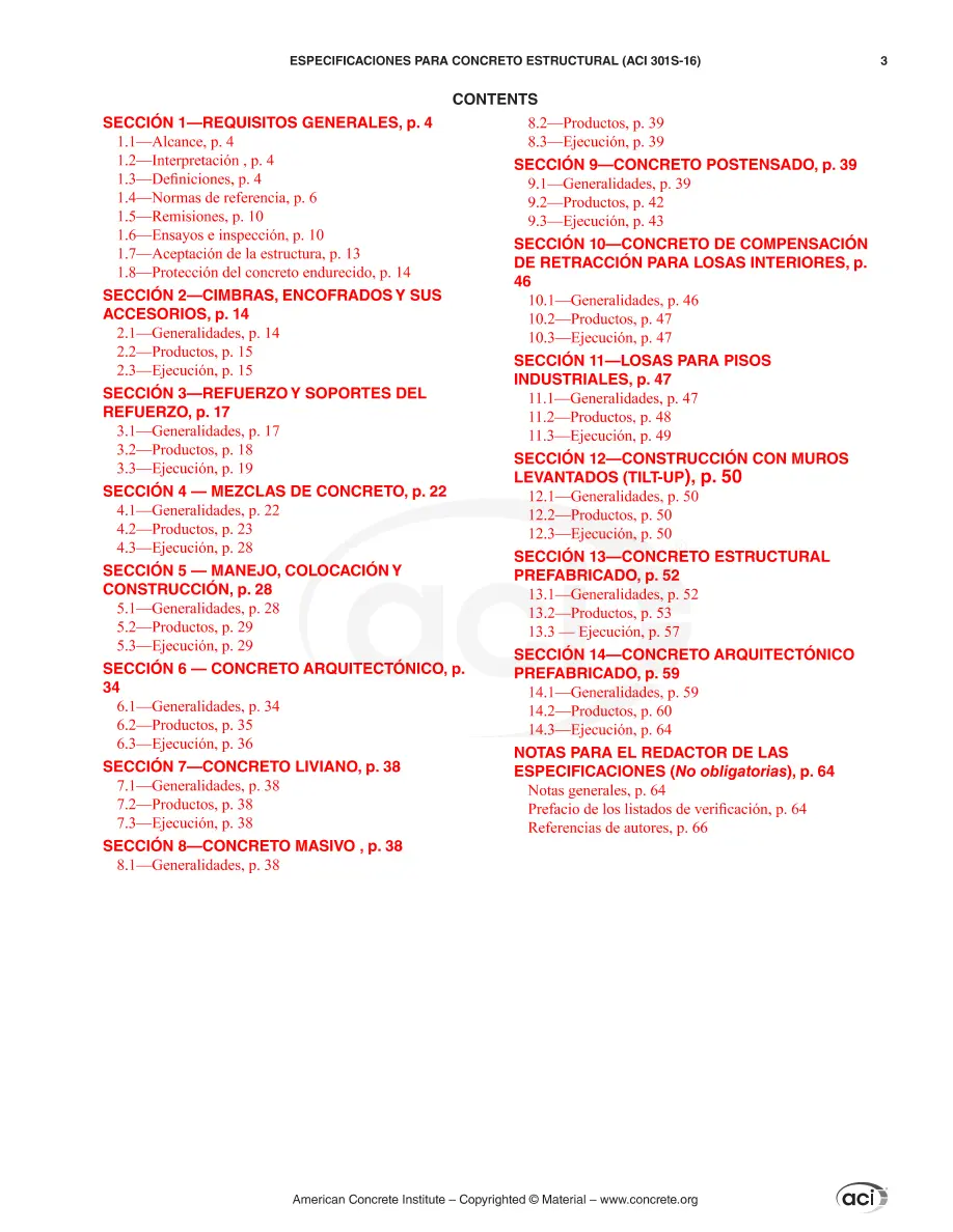 ACI 301S-16 ACI 301S-16