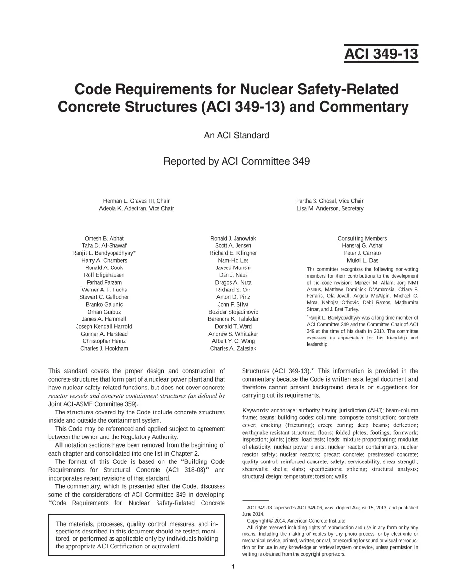 ACI 349-13 ACI 349-13