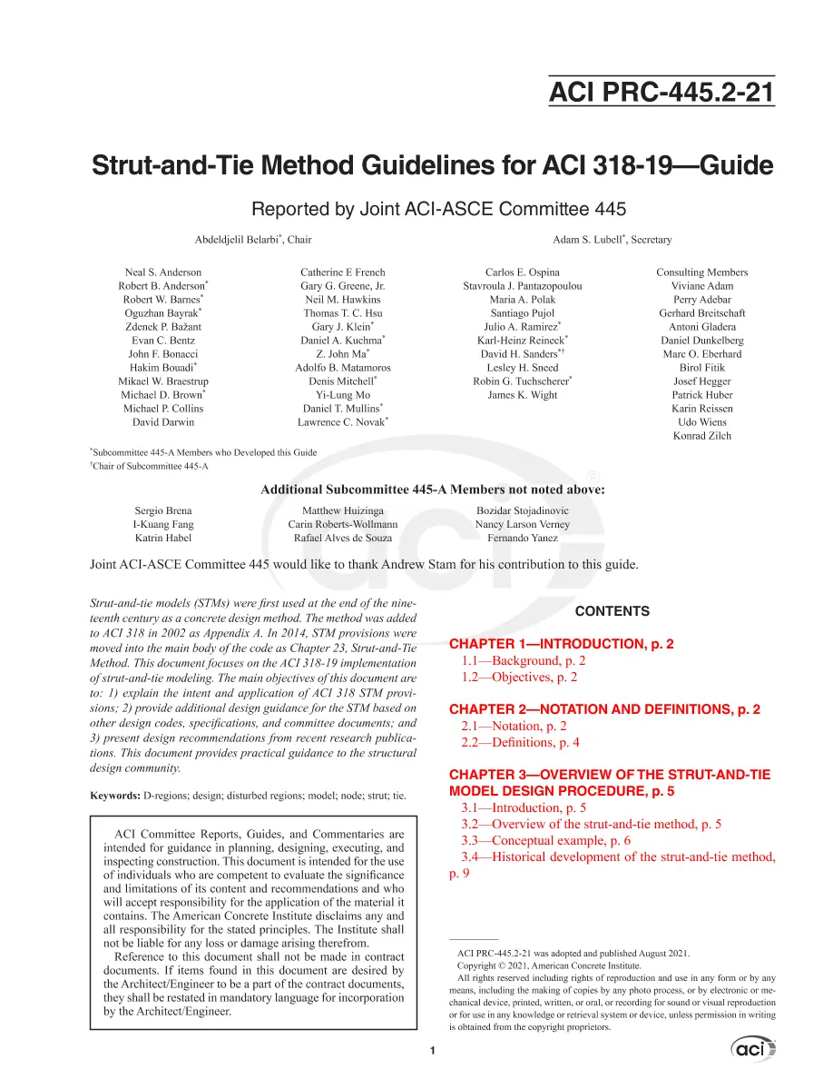 ACI 445.2-21 ACI 445.2-21