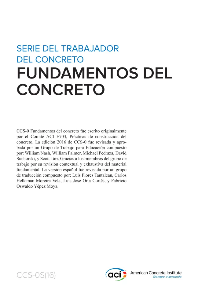ACI CCS-0S(16) ACI CCS-0S(16)