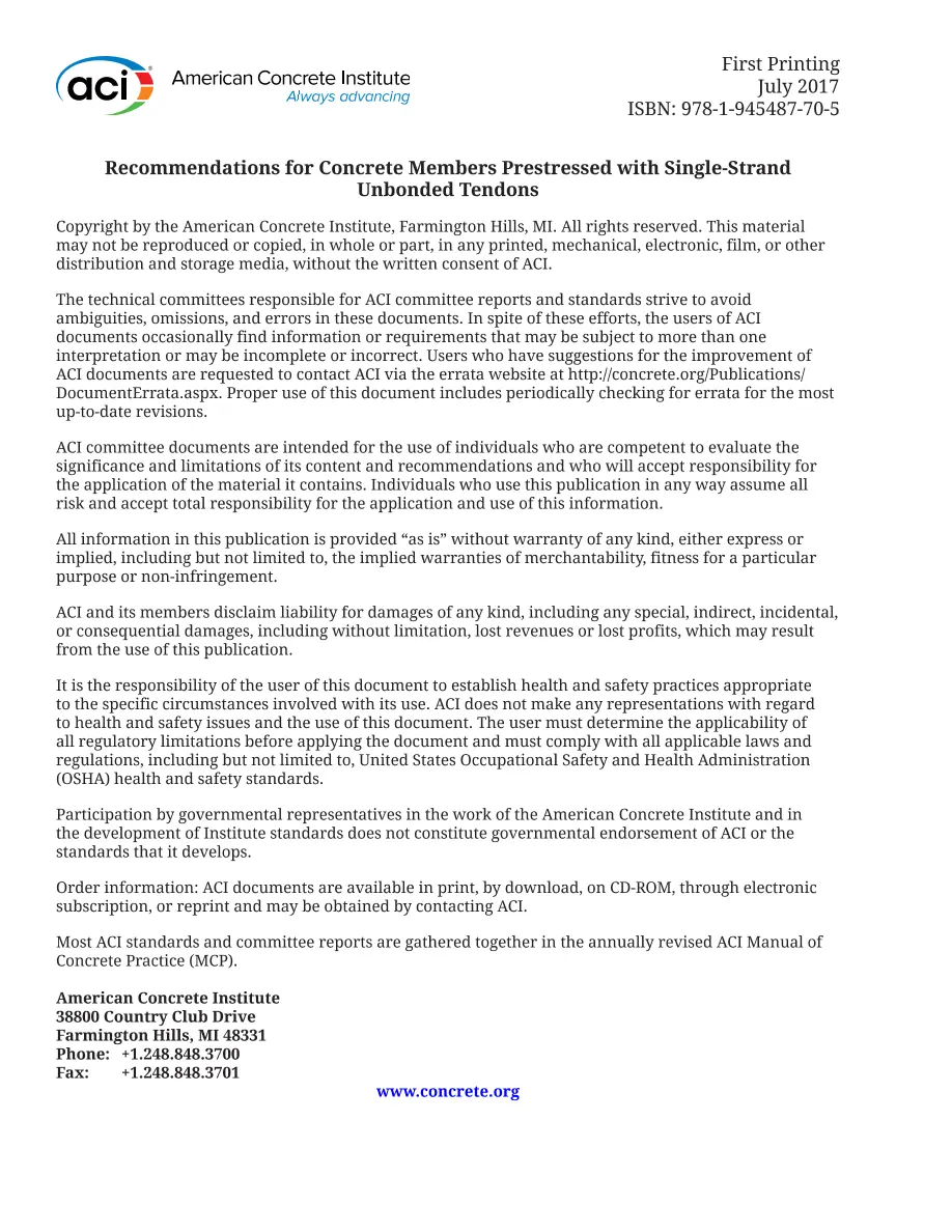 ACI 423.3R-17 ACI 423.3R-17