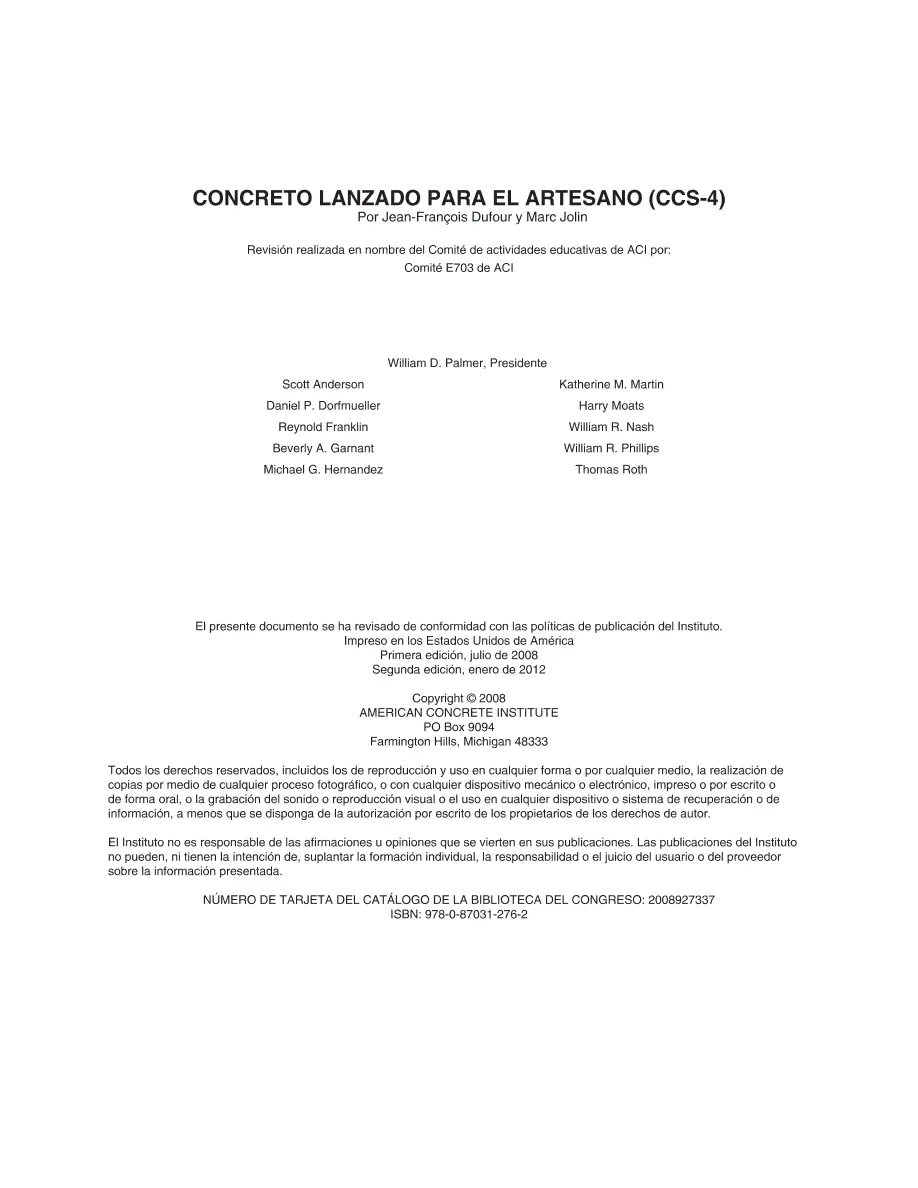 ACI CCS-4 ACI CCS-4