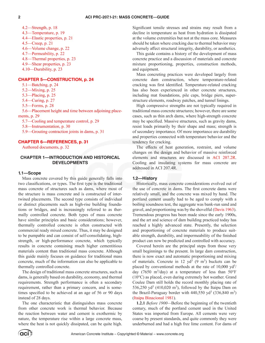 ACI 207.1-21 ACI 207.1-21