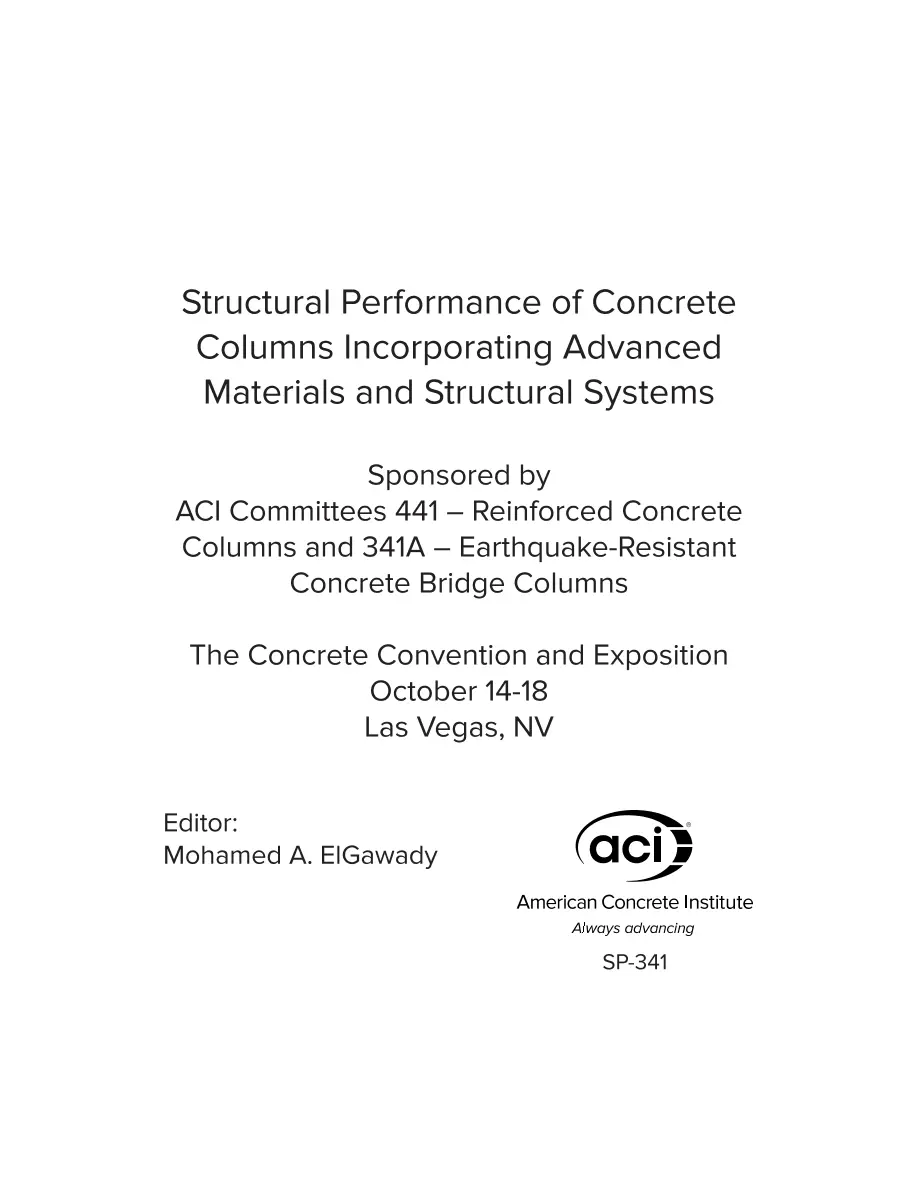 ACI SP-341 ACI SP-341