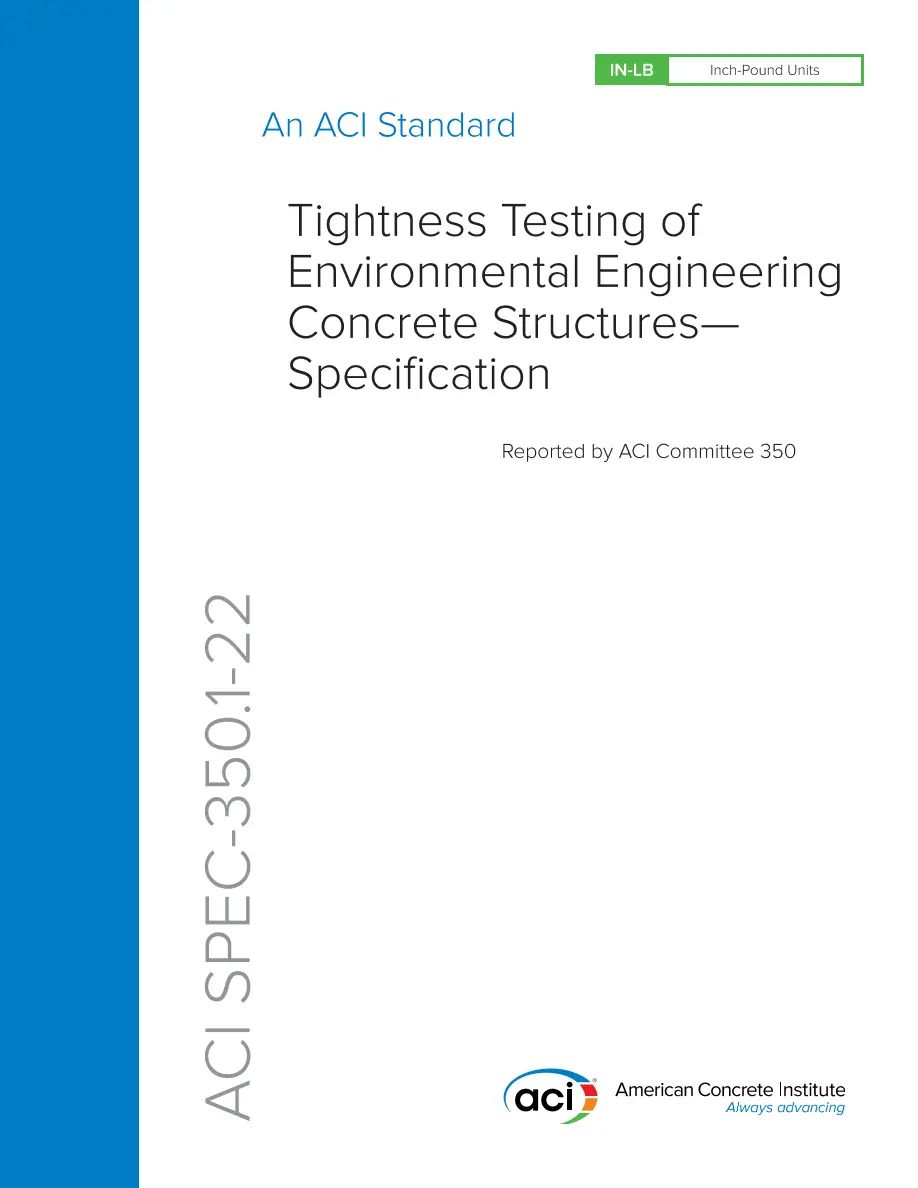 ACI SPEC-350.1-22 ACI SPEC-350.1-22