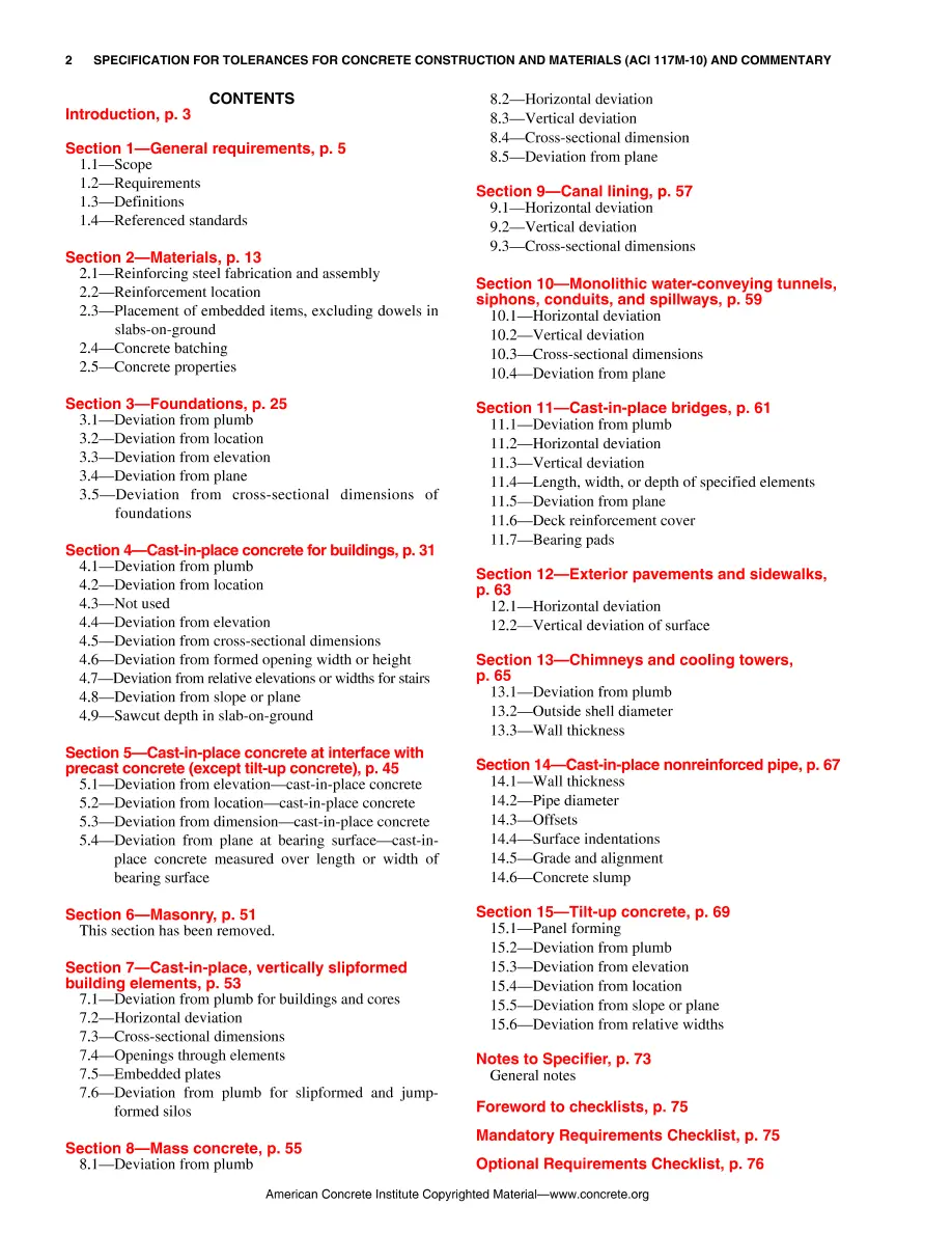 ACI 117-10 (R2015) ACI 117-10 (R2015)
