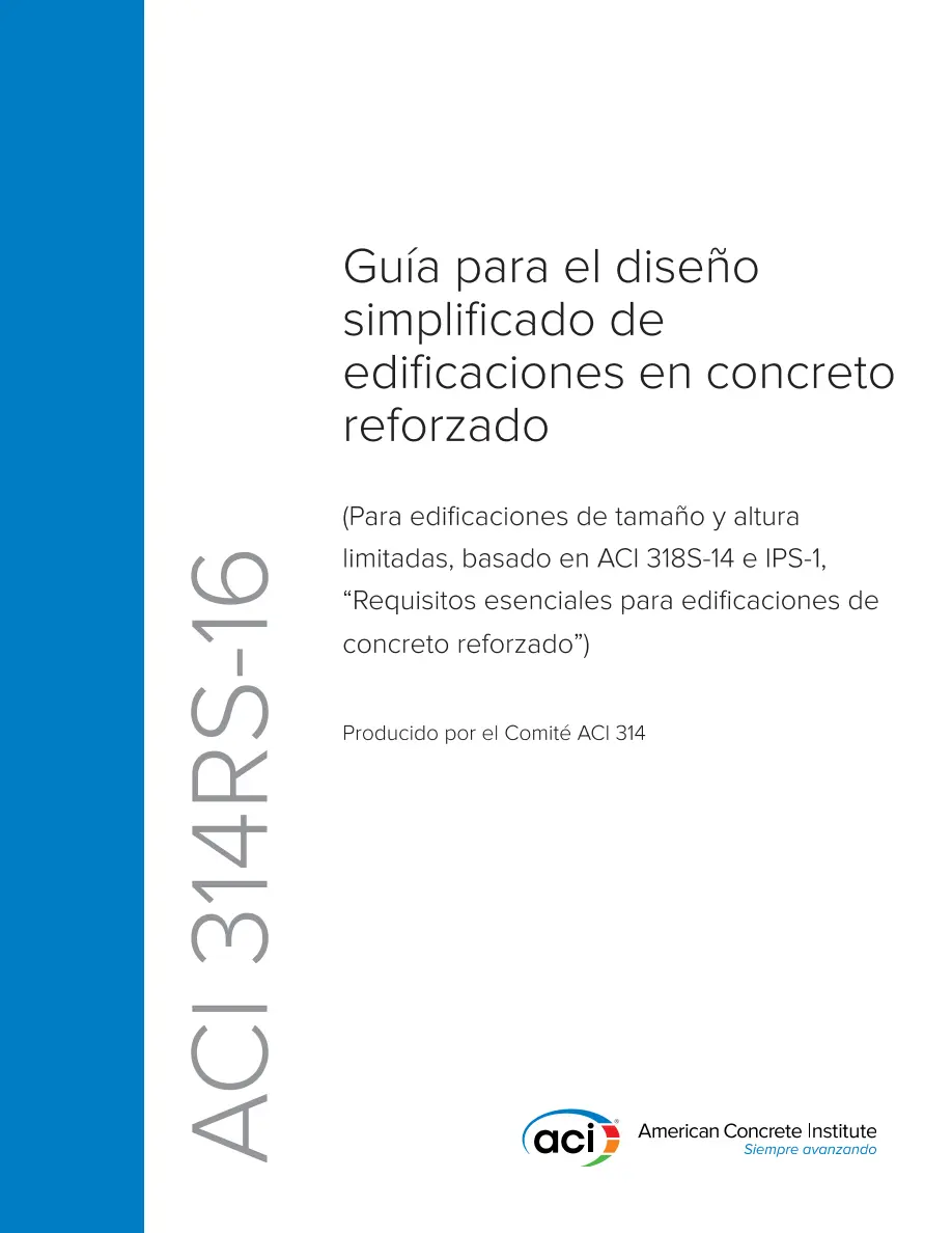 ACI 314RS-16 ACI 314RS-16