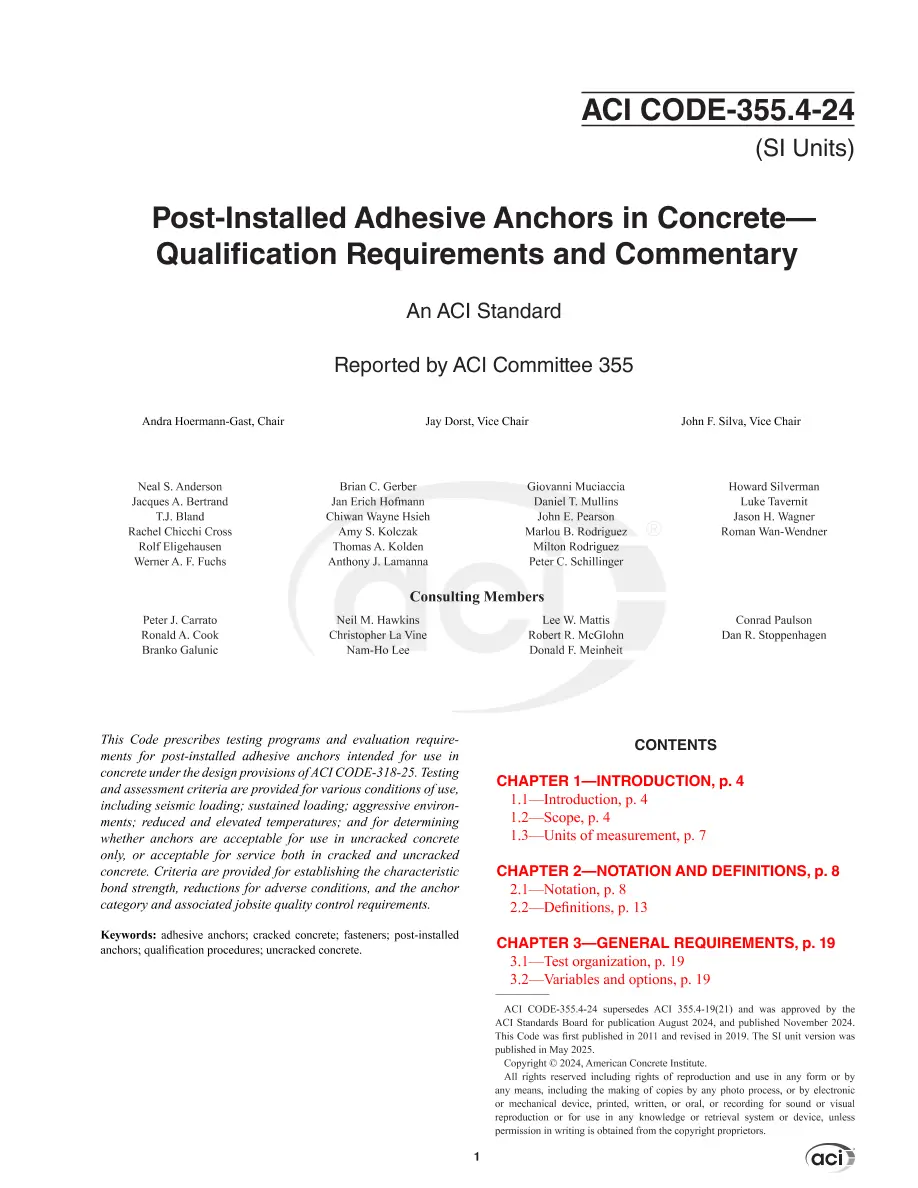 ACI CODE-355.4-24 (SI Units) ACI CODE-355.4-24 (SI Units)