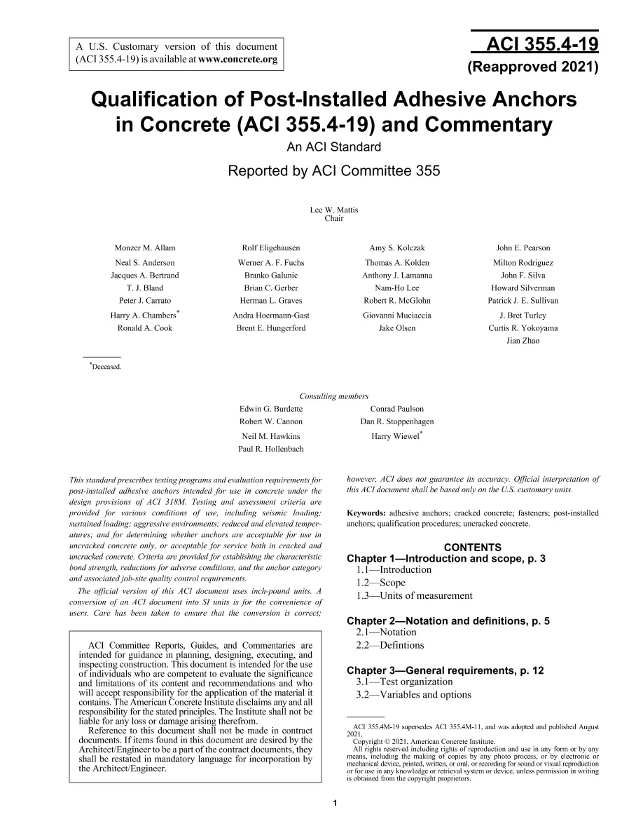 ACI 355.4M-19 (R2021) ACI 355.4M-19 (R2021)
