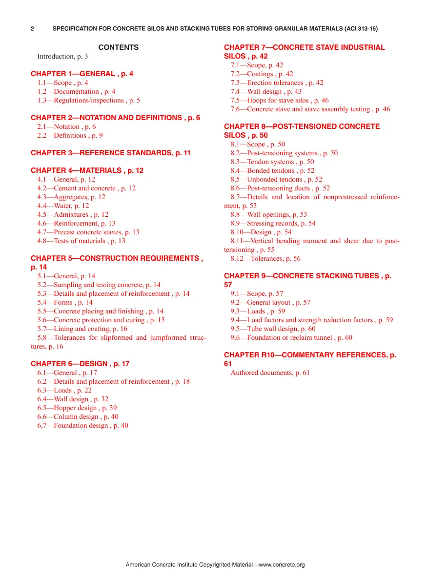 ACI 313-16 ACI 313-16