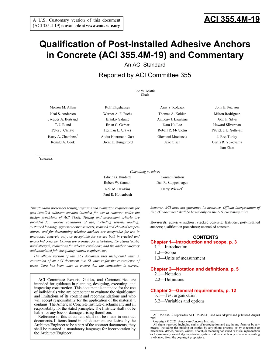 ACI 355.4M-19 ACI 355.4M-19