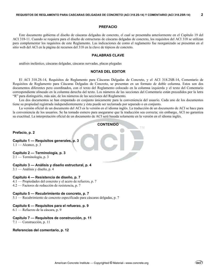 ACI 318.2s-14 ACI 318.2s-14