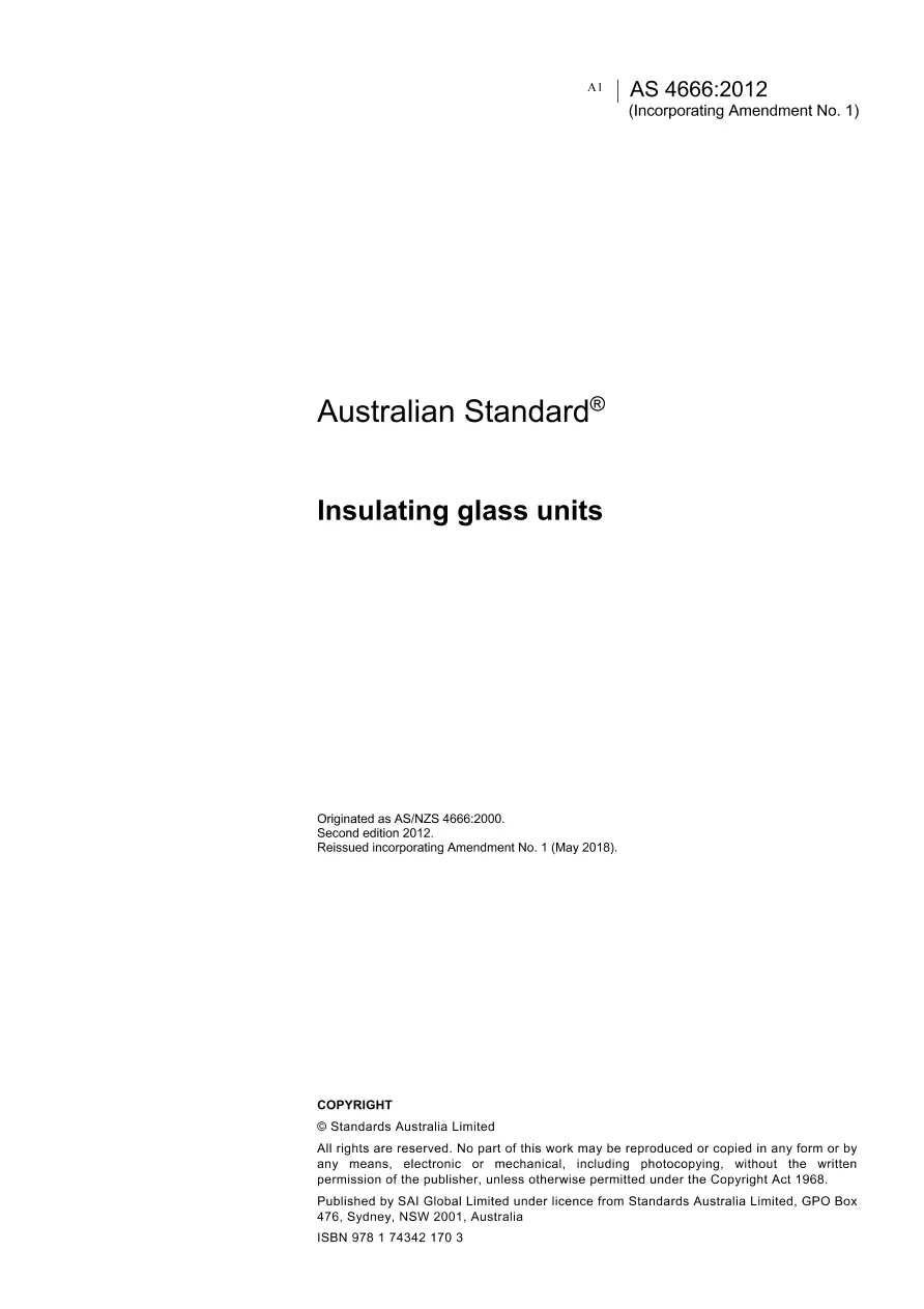 AS/NZS 4666:2012 AS/NZS 4666:2012