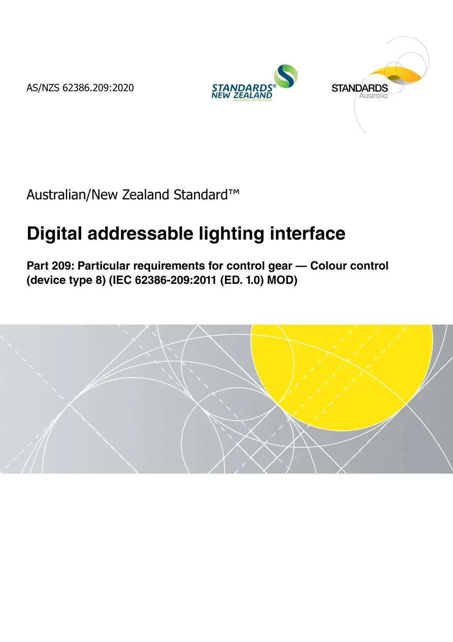AS/NZS 62386.209:2020 AS/NZS 62386.209:2020
