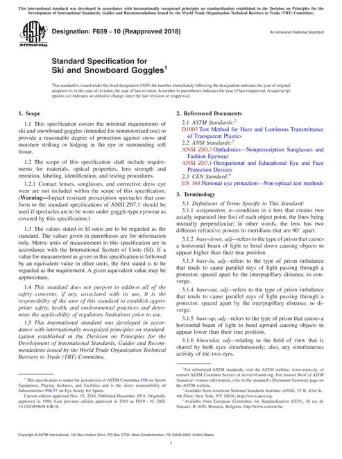 ASTM F659-10(2018) ASTM F659-10(2018)