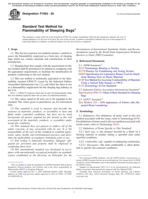 ASTM F1955-20 ASTM F1955-20