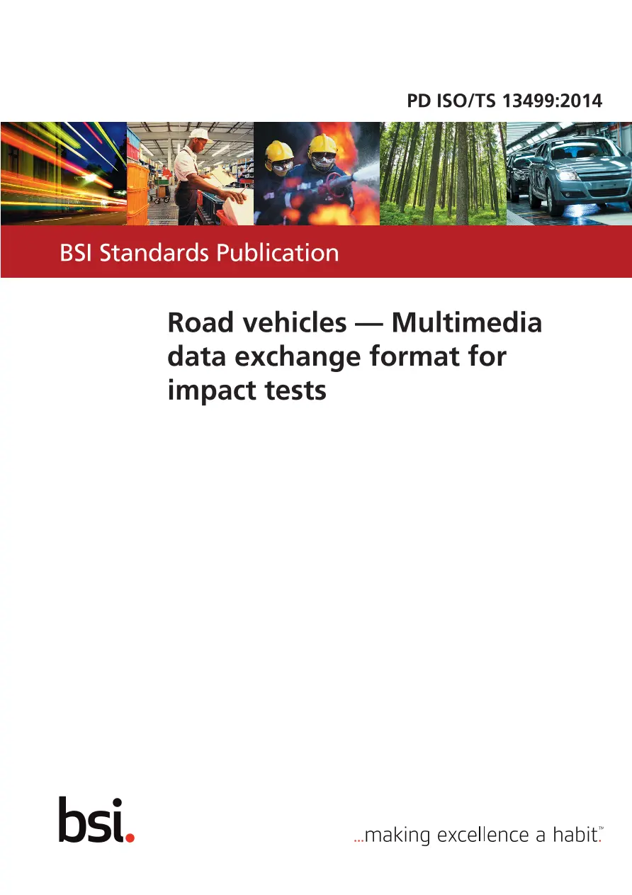 BS PD ISO/TS 13499:2014 BS PD ISO/TS 13499:2014