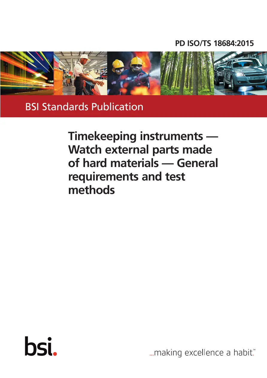 BS PD ISO/TS 18684:2015 BS PD ISO/TS 18684:2015