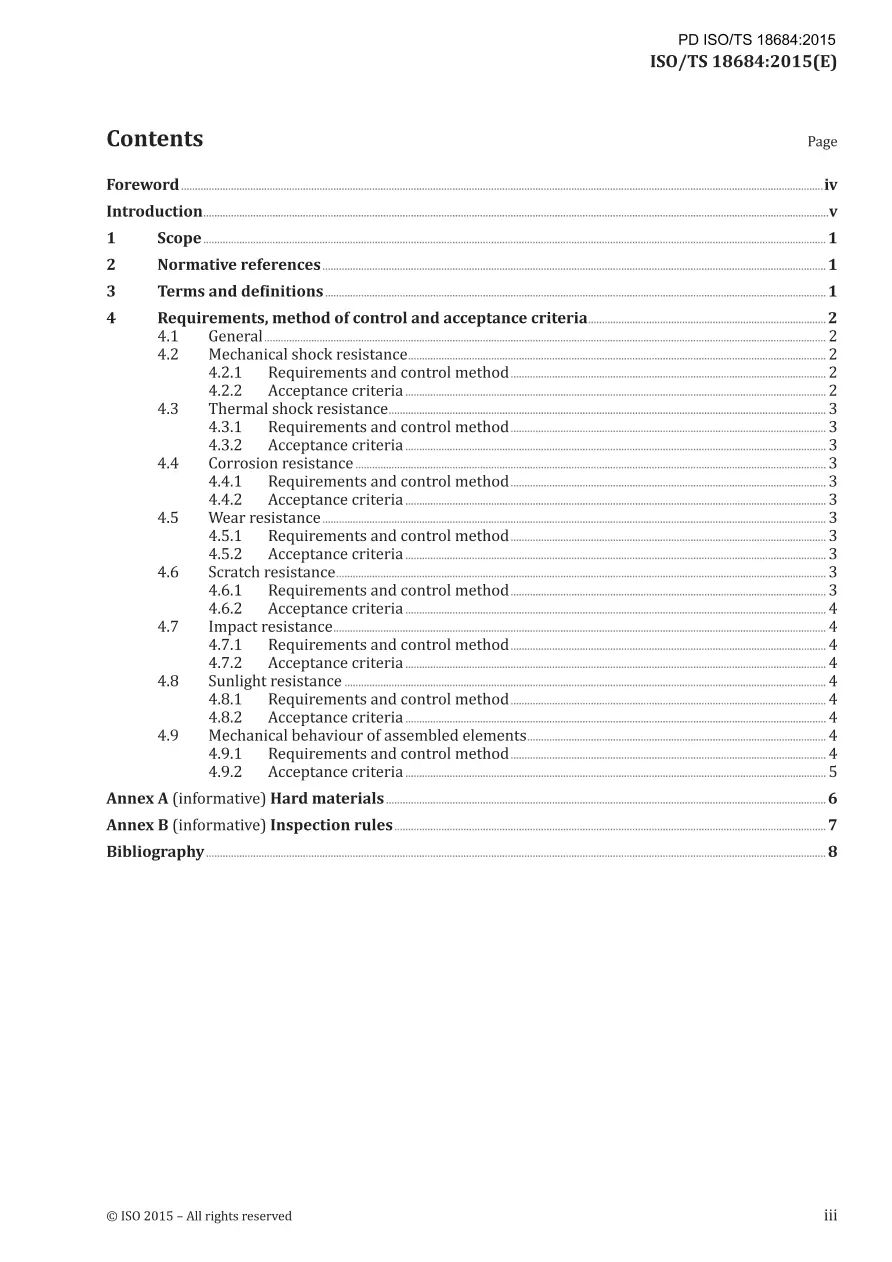 BS PD ISO/TS 18684:2015 BS PD ISO/TS 18684:2015