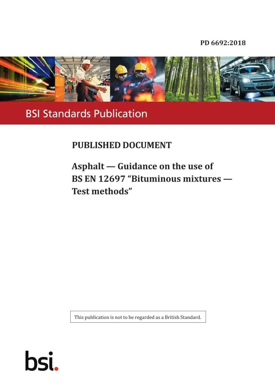 BS PD 6692:2018 BS PD 6692:2018