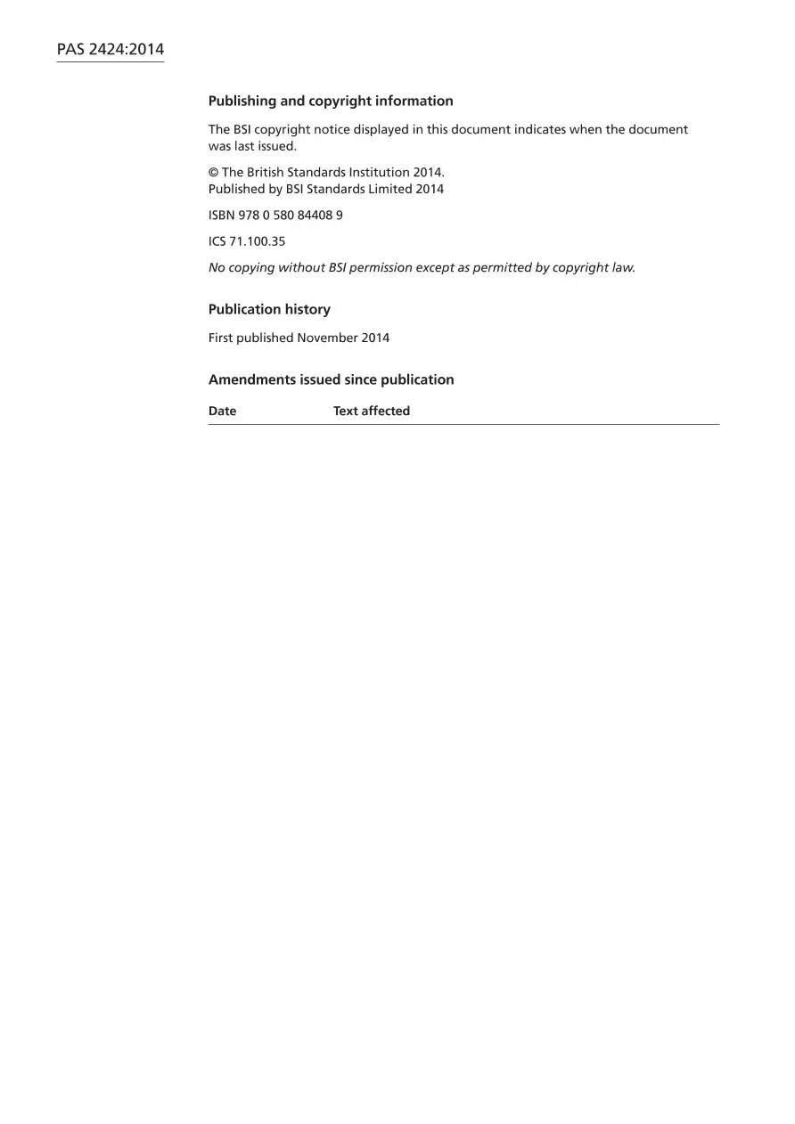 BS PAS 2424:2014 BS PAS 2424:2014