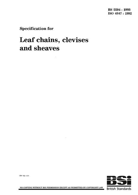 BS 5594:1993 BS 5594:1993