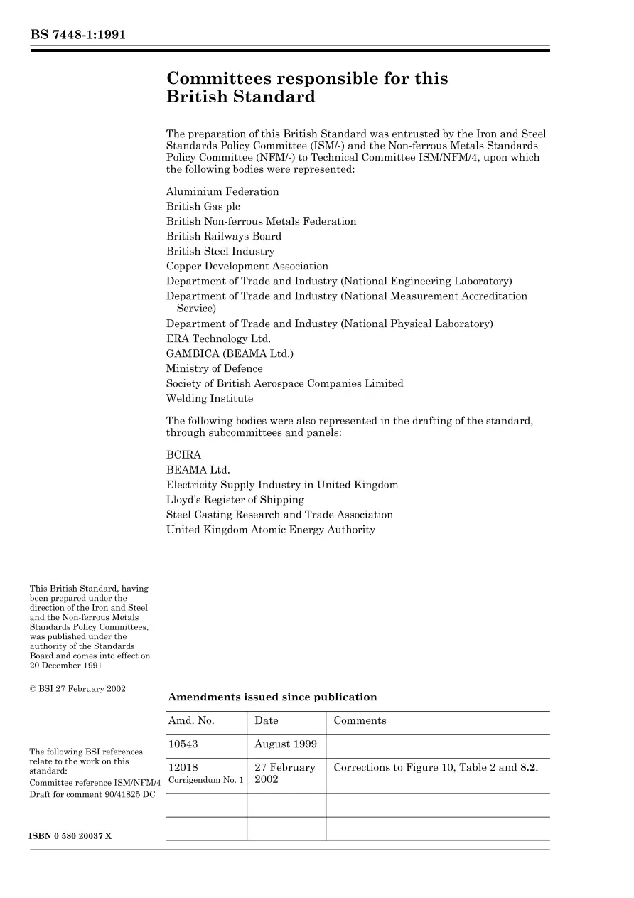 BS 7448-1:1991 BS 7448-1:1991