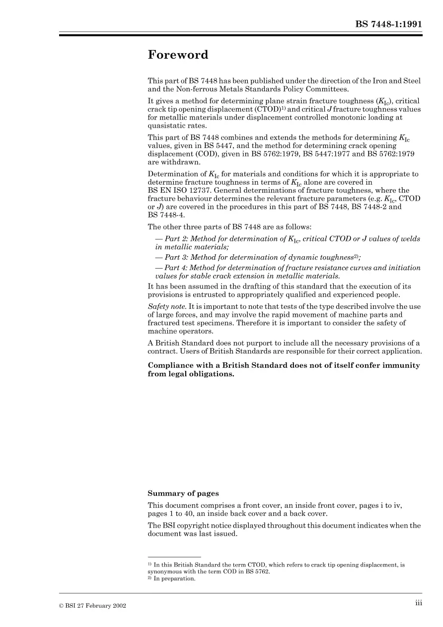 BS 7448-1:1991 BS 7448-1:1991