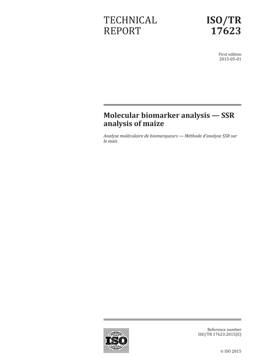 BS PD ISO/TR 17623:2015 BS PD ISO/TR 17623:2015