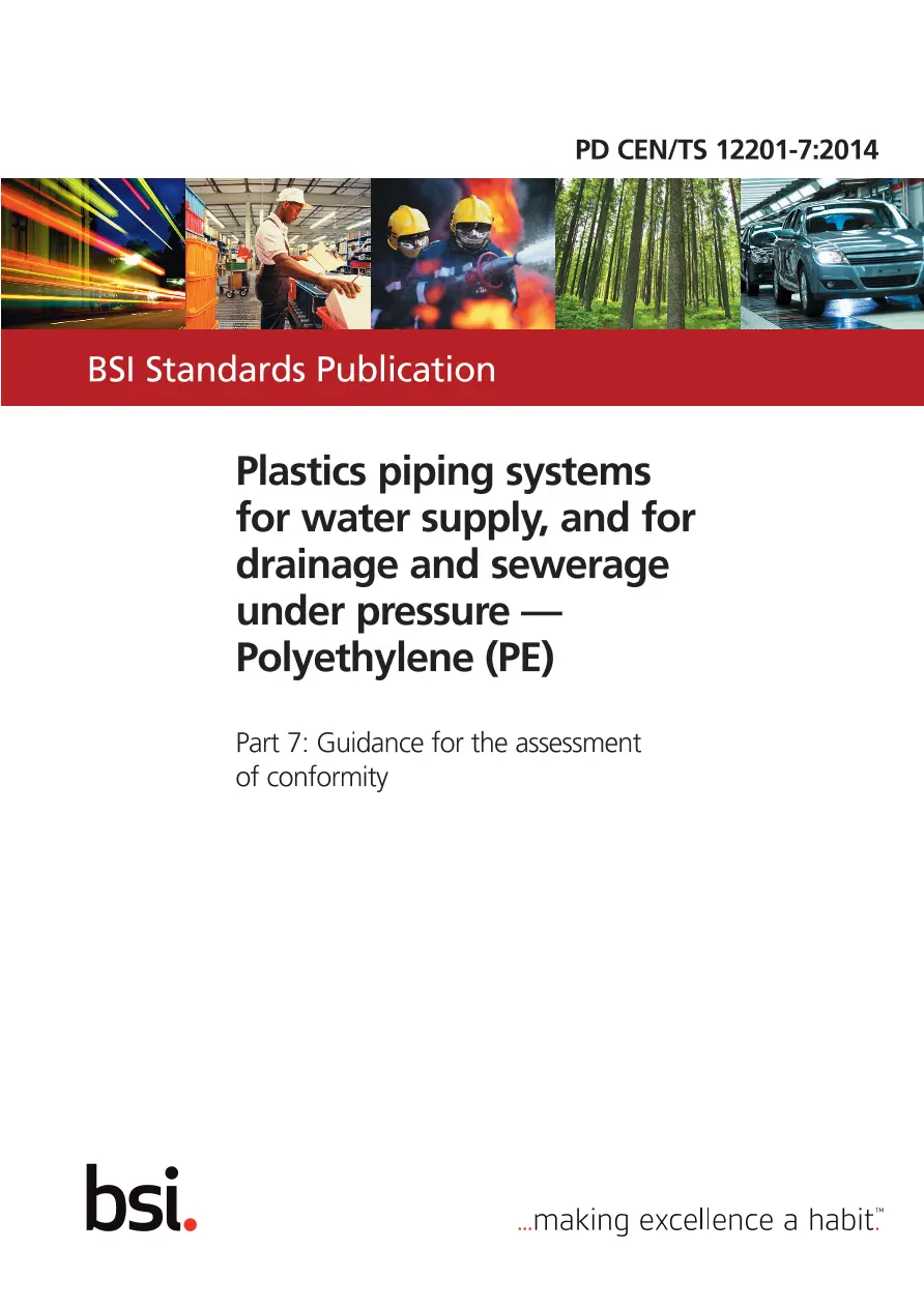 BS PD CEN/TS 12201-7:2014 BS PD CEN/TS 12201-7:2014