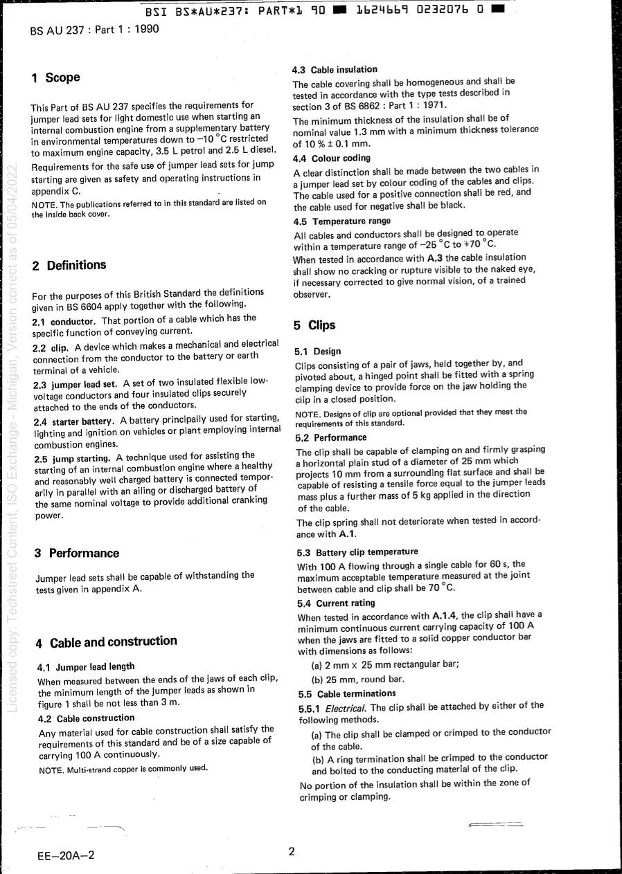 BS +AU 237-1:1990 BS +AU 237-1:1990