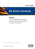 BS 1722-16:2009 BS 1722-16:2009