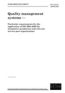 BS PD ISO/TS 16949:2009 BS PD ISO/TS 16949:2009