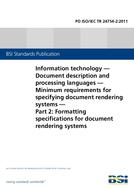 BS PD ISO/IEC TR 24754-2:2011 BS PD ISO/IEC TR 24754-2:2011