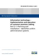 BS PD ISO/IEC/TR 14763-2-1:2011 BS PD ISO/IEC/TR 14763-2-1:2011