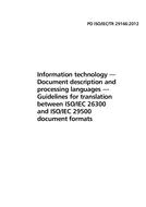 BS PD ISO/IEC TR 29166:2011 BS PD ISO/IEC TR 29166:2011